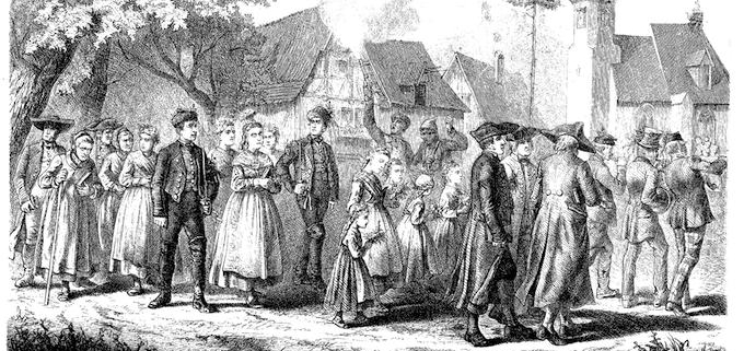 Schwäbischer Hochzeitszug