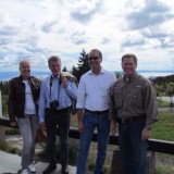 Petra Heimbach, Dr. Rolf Sutter, Greg Flores und David Rencher