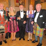 Die Schotten Alex Findlater und Hugh Peskett mit Jan Anema