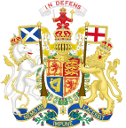 Wappen Georg V. in Schottland