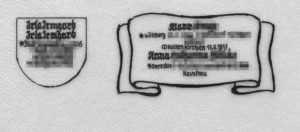 5) Muster Namensband - Personenschild