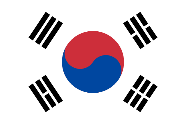 Flagge Südkorea