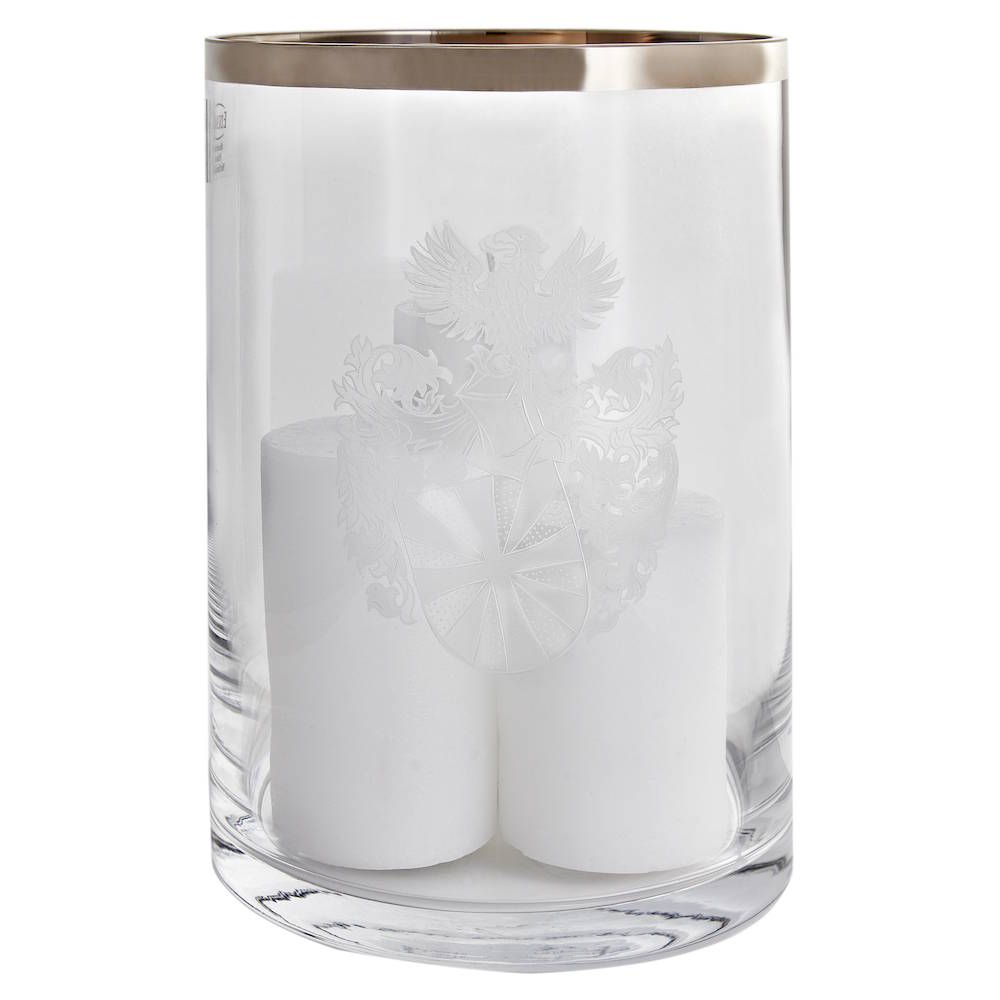 Montreal lantern with crest engraving - Image 3