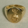 Siegelring Modell 11 / Gelbgold / Gelbgoldplatte Siegelring Modell 11 / Gelbgold / Gelbgoldplatte