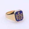 Siegelring Modell 27 / Gelbgold / Lapislazuli / Feingoldeinlage Siegelring Modell 27 / Gelbgold / Lapislazuli / Feingoldeinlage