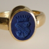 Siegelring Modell Wendering / Gelbgold / Lapislazuli Siegelring Modell Wende / Gelbgold / Lapislazuli